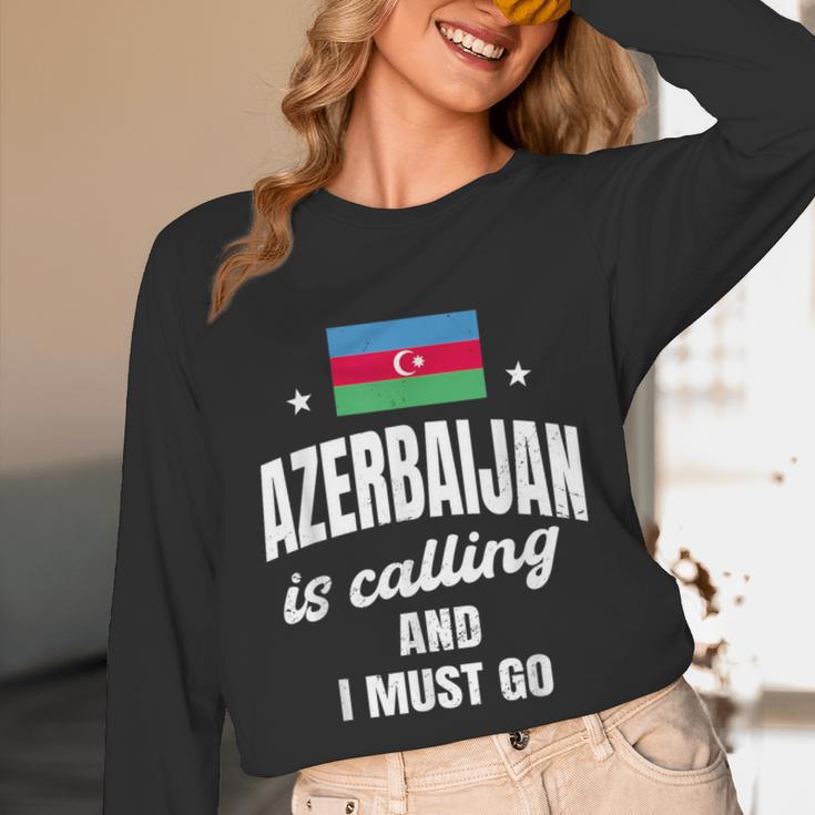 Azerbaijan Lover Saying Azeri Nostalgia Unisex Long Sleeve T-Shirt Azerbaijan Lover Saying Azeri Nostalgia Unisex Long Sleeve T-Shirt