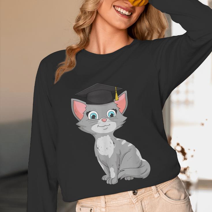 Bachelor Master Cats Graduation 2026 Graduate Unisex Long Sleeve T-Shirt