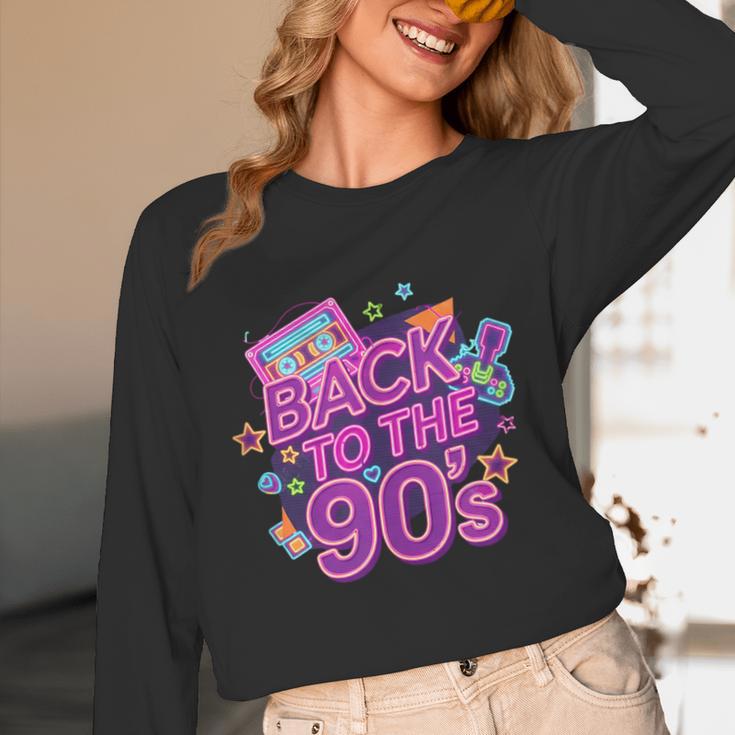 Back To The 90s Retro Nostalgia Unisex Long Sleeve T-Shirt
