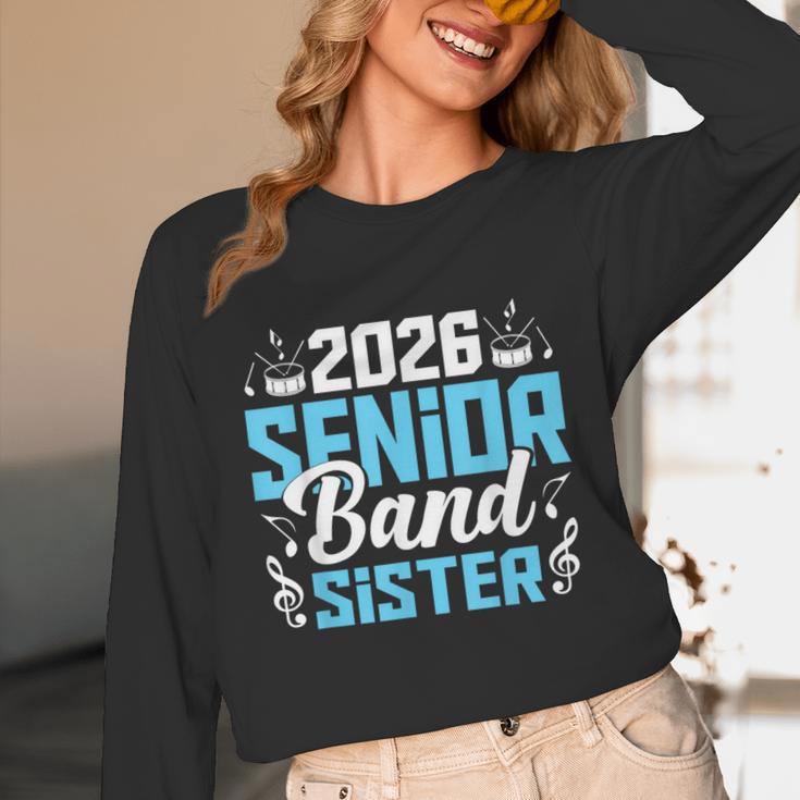 Band Senior Sister Class Of 2026 Senior Band Graduation Unisex Long Sleeve T-Shirt
