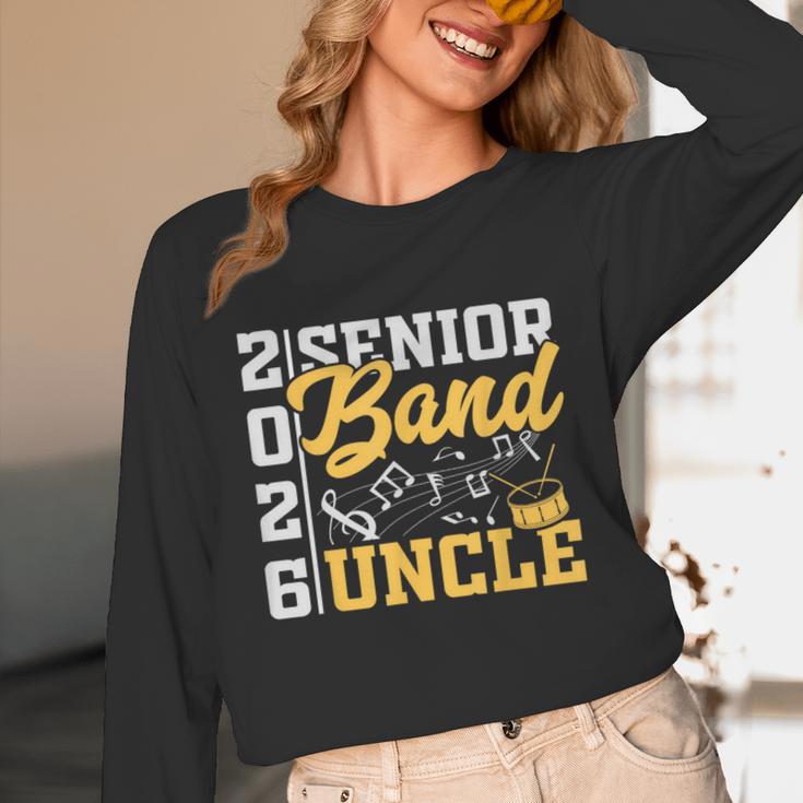 Band Senior Uncle Class Of 2026 Graduation Graduate Unisex Long Sleeve T-Shirt