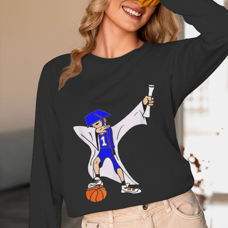 Basketball Dabbing Shirt Senior Graduation Him Her Unisex Long Sleeve T-Shirt
