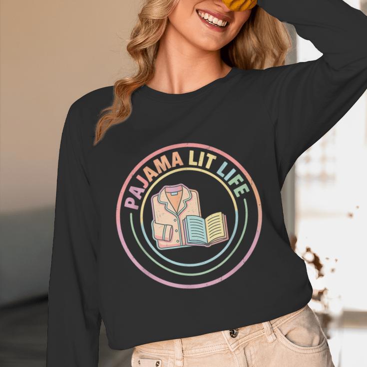 Bedtime Book Lover Reading Pajamas Unisex Long Sleeve T-Shirt Bedtime Book Lover Reading Pajamas Unisex Long Sleeve T-Shirt