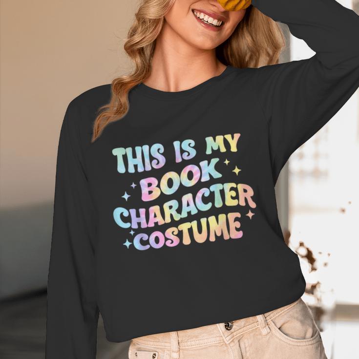 This Is My Book Character Costume Book Lover Groovy Unisex Long Sleeve T-Shirt This Is My Book Character Costume Book Lover Groovy Unisex Long Sleeve T-Shirt