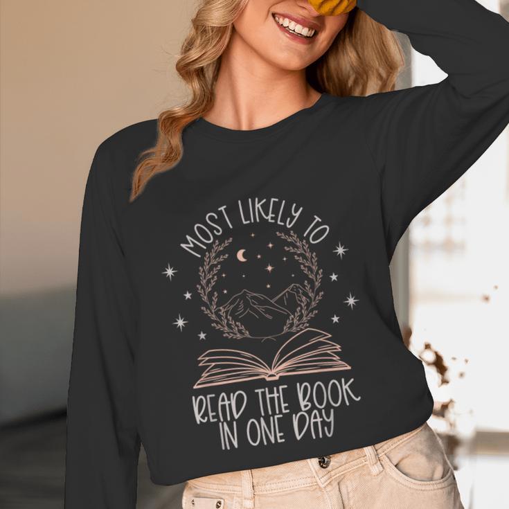 Book Club Shirts For Women Most Likely To Read One Day Unisex Long Sleeve T-Shirt
