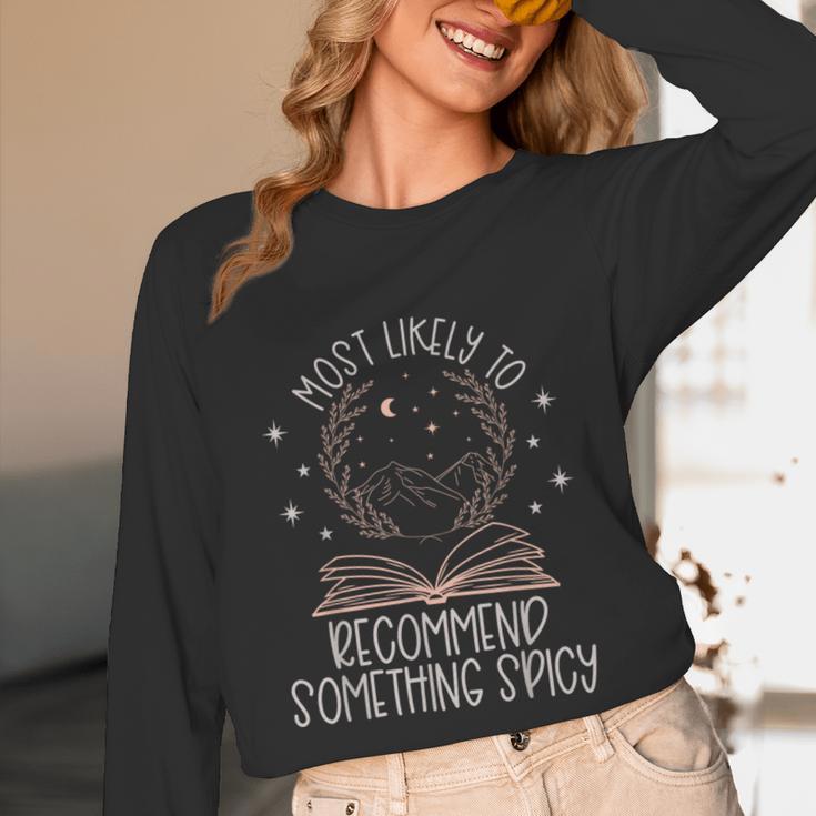 Book Club Shirts For Women Most Likely To Spicy Books Unisex Long Sleeve T-Shirt