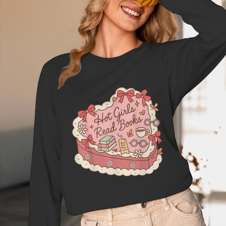 Book Lover Hot Girls Read Books Tee Unisex Long Sleeve T-Shirt