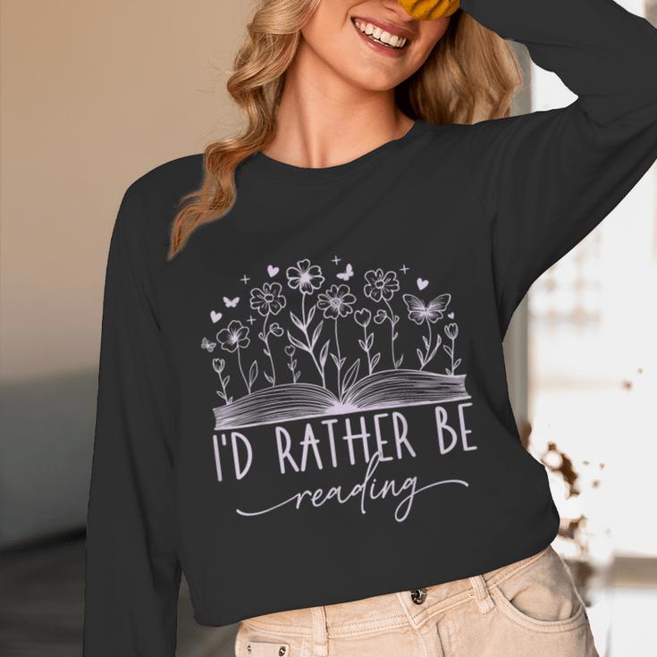 Book Lover Library Reading Bookish Literature Reader Unisex Long Sleeve T-Shirt