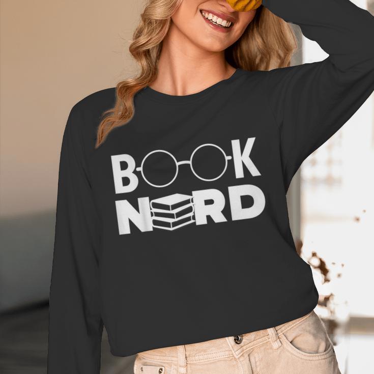 Book Nerd Book Club Bookworm Reading Lover Humor Unisex Long Sleeve T-Shirt
