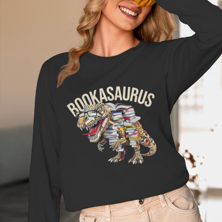Book Reading Dinosaur T-Rex Dino Bookworm Unisex Long Sleeve T-Shirt Book Reading Dinosaur T-Rex Dino Bookworm Unisex Long Sleeve T-Shirt