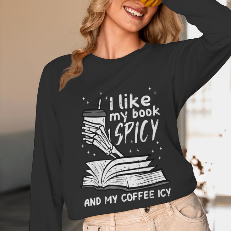 I Like My Book Spicy Read Reading Librarian Men Women Kids Unisex Long Sleeve T-Shirt I Like My Book Spicy Read Reading Librarian Men Women Kids Unisex Long Sleeve T-Shirt