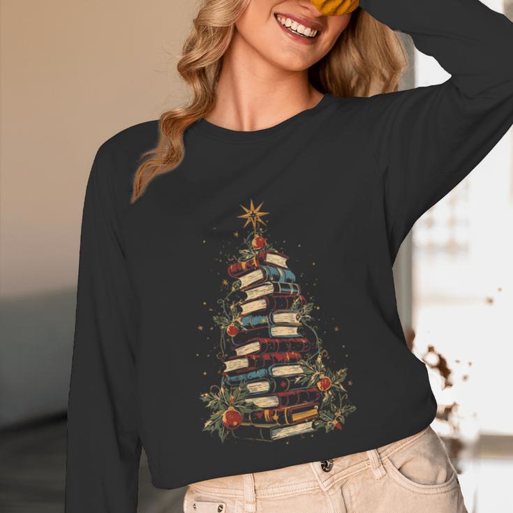 All Booked For Christmas Book Unisex Long Sleeve T-Shirt