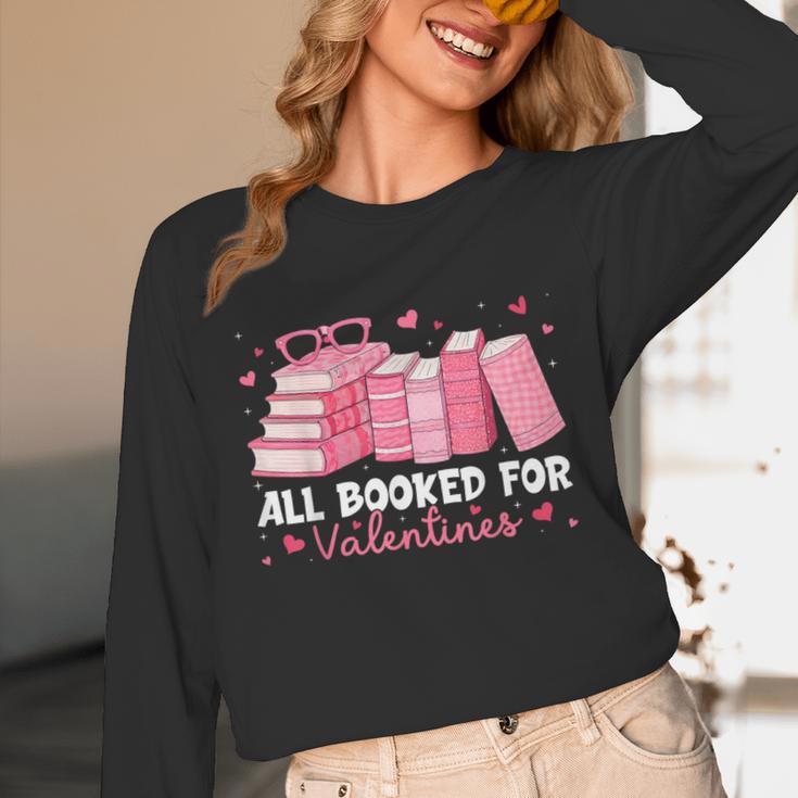 All Booked For Valentines Couple Bookworms Valentine’s Day Unisex Long Sleeve T-Shirt All Booked For Valentines Couple Bookworms Valentine’s Day Unisex Long Sleeve T-Shirt