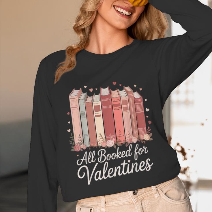 All Booked For Valentines Romantic Books Unisex Long Sleeve T-Shirt All Booked For Valentines Romantic Books Unisex Long Sleeve T-Shirt