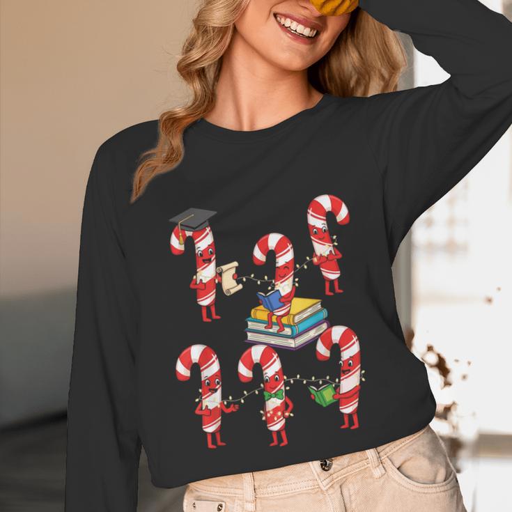 Bookmas Christmas Books Shirt Candy Cane Bookworm Unisex Long Sleeve T-Shirt Bookmas Christmas Books Shirt Candy Cane Bookworm Unisex Long Sleeve T-Shirt