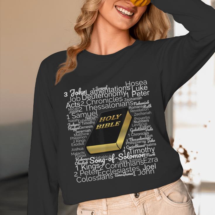 Books Of The Bible Unisex Long Sleeve T-Shirt
