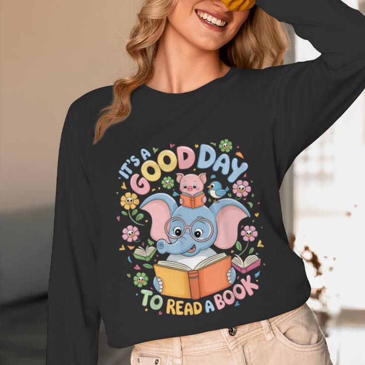 Books Lovers Kids Women Men It's A Good Day To Read A Book Unisex Long Sleeve T-Shirt Books Lovers Kids Women Men It's A Good Day To Read A Book Unisex Long Sleeve T-Shirt