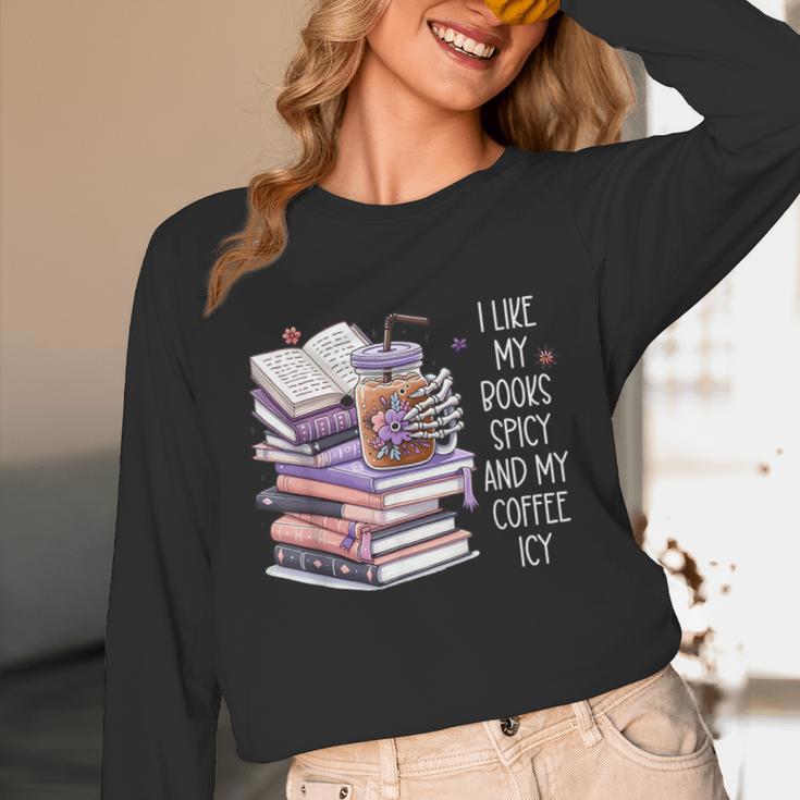 I Like My Books Spicy ShirtI Like Books Spicy & Coffee ICY Unisex Long Sleeve T-Shirt
