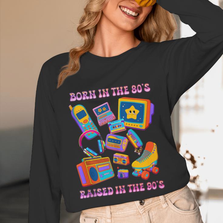 Born In The 80s Raised In The 90s Nostalgia Retro Memories Unisex Long Sleeve T-Shirt Born In The 80s Raised In The 90s Nostalgia Retro Memories Unisex Long Sleeve T-Shirt
