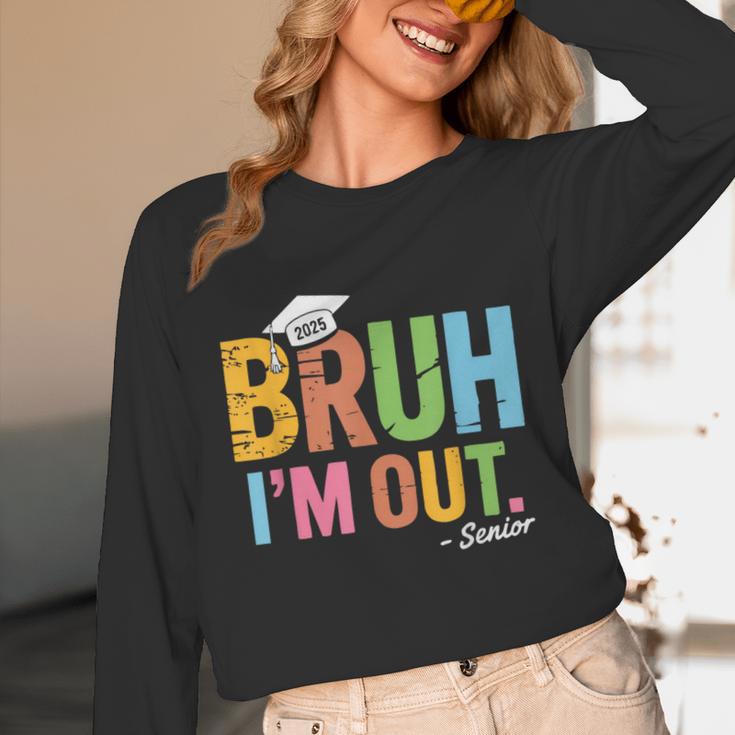 Bruh I'm Out Senior Graduation Unisex Long Sleeve T-Shirt