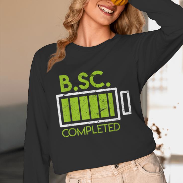 Bsc Completed Bachelor Of Science Graduation 2025 Unisex Long Sleeve T-Shirt
