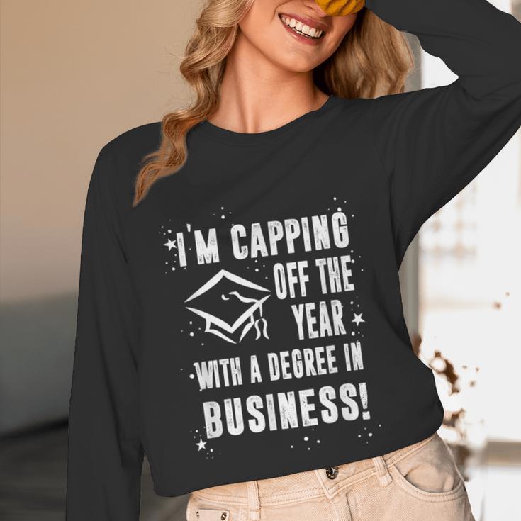 Business Graduate Shirt Graduation Tshirt Unisex Long Sleeve T-Shirt