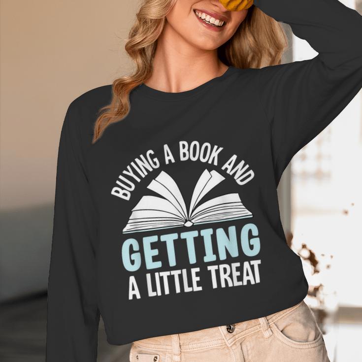 Buying A Book And Getting A Little Treat Unisex Long Sleeve T-Shirt