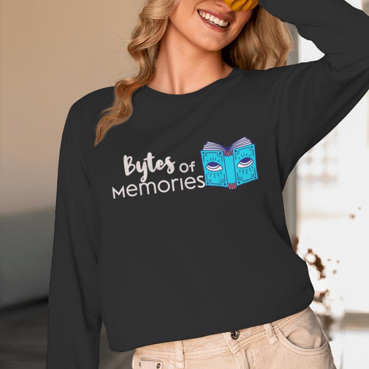 Bytes Of Memories Digital Nostalgia Concept Line Unisex Long Sleeve T-Shirt
