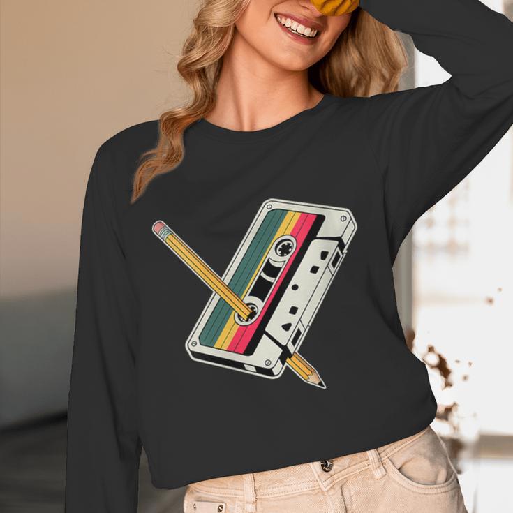 Cassette 90s Costume Party Nostalgia Unisex Long Sleeve T-Shirt