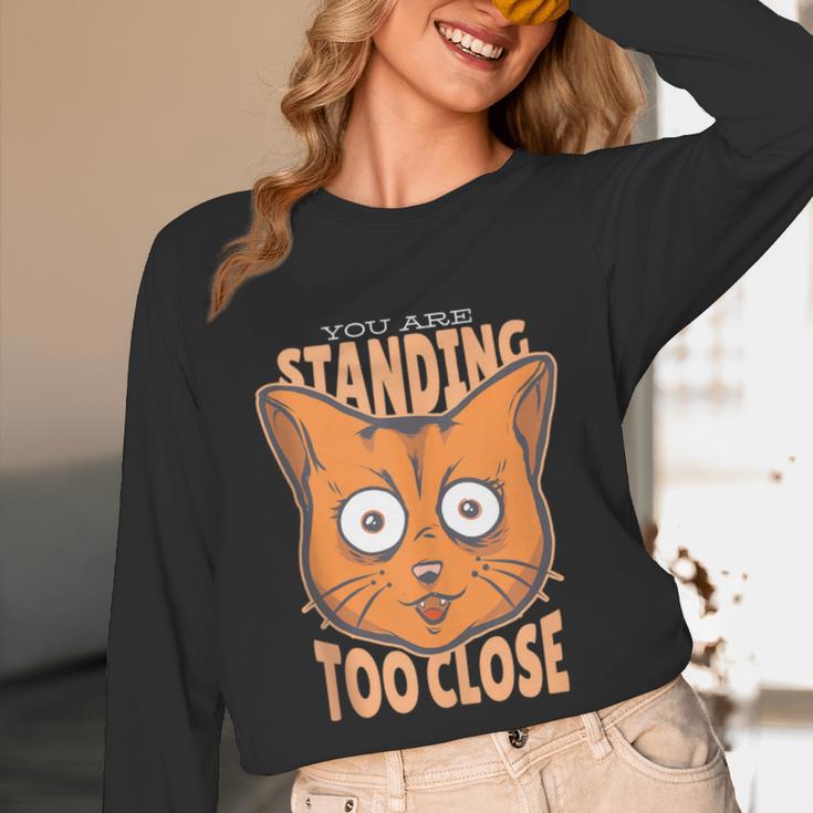 Cat Lover Antisocial Too Close Introvert People Hater Unisex Long Sleeve T-Shirt Cat Lover Antisocial Too Close Introvert People Hater Unisex Long Sleeve T-Shirt