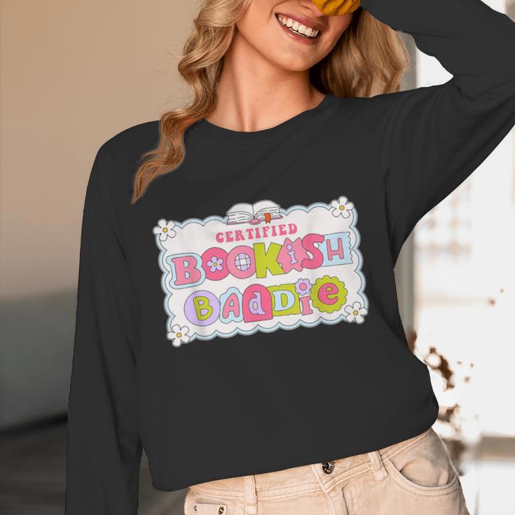 Certified Bookish Baddie Cute Book Lover Unisex Long Sleeve T-Shirt Certified Bookish Baddie Cute Book Lover Unisex Long Sleeve T-Shirt
