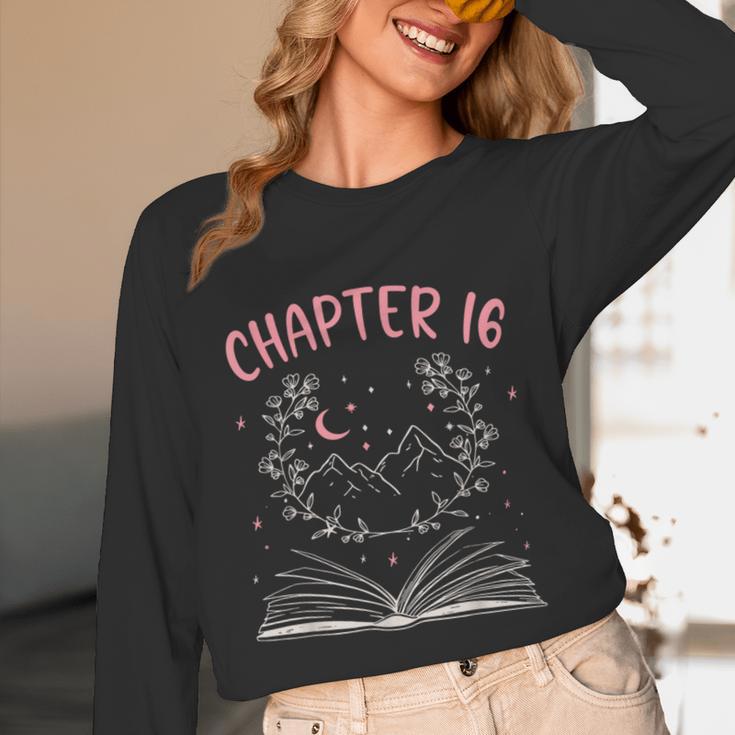 Chapter 16 Birthday Reading Book Lovers 16 Year Old Unisex Long Sleeve T-Shirt