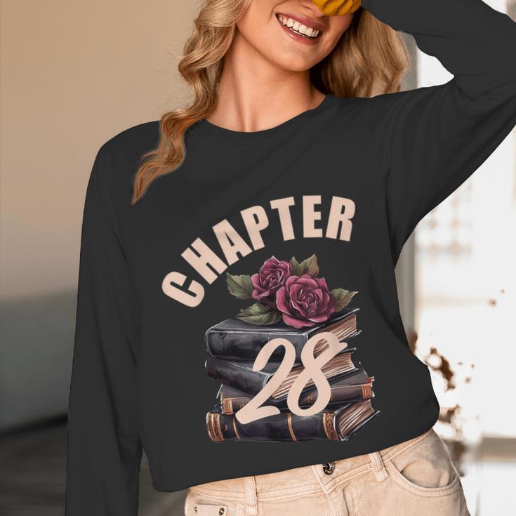 Chapter 28 28th Birthday Women Book Lovers Its My Birthday Unisex Long Sleeve T-Shirt
