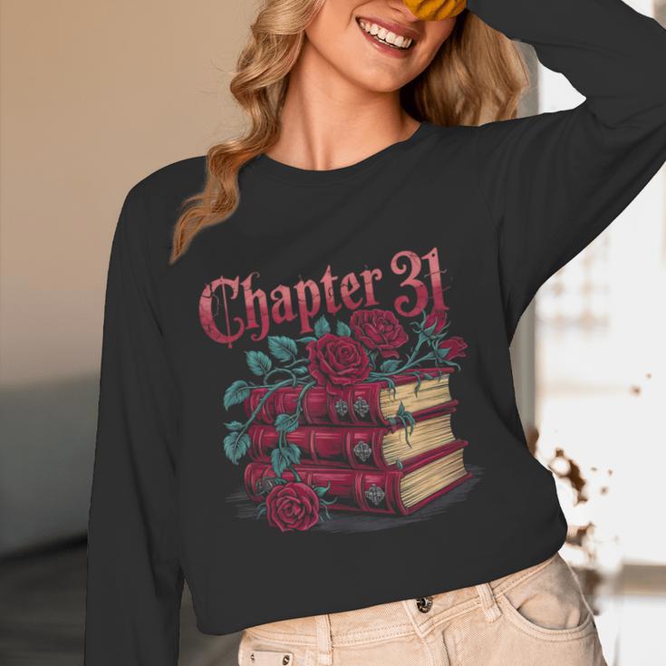 Chapter 31 Gothic 31st Birthday Book Lover Dark Romance Unisex Long Sleeve T-Shirt