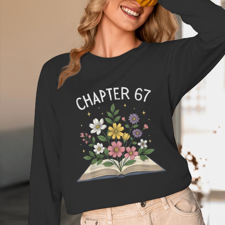 Chapter 67th Birthday Bookworm 67 Memes Book Lovers Unisex Long Sleeve T-Shirt
