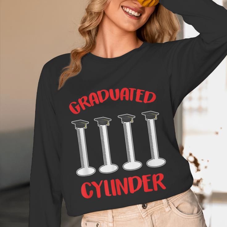 Chemistry Science Joke Graduated Cylinder Graduation T-Shirt Unisex Long Sleeve T-Shirt