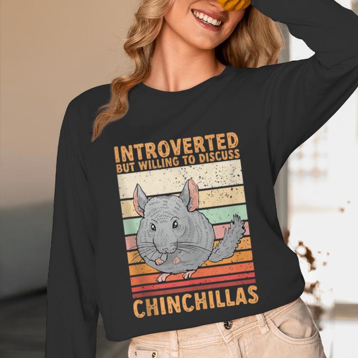 Chinchilla Owner Introvert Chinchilla Unisex Long Sleeve T-Shirt