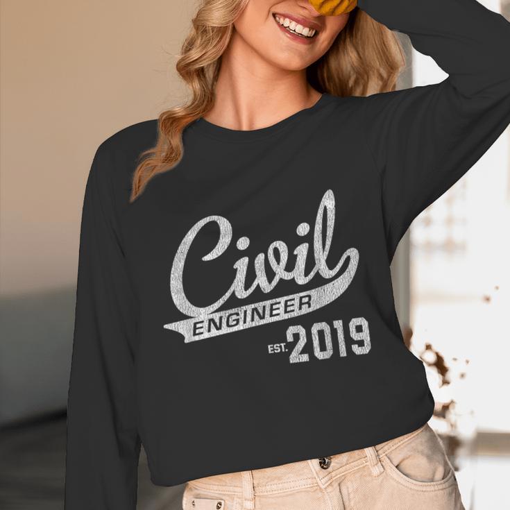 Civil Engineer Est 2019 Graduation Unisex Long Sleeve T-Shirt