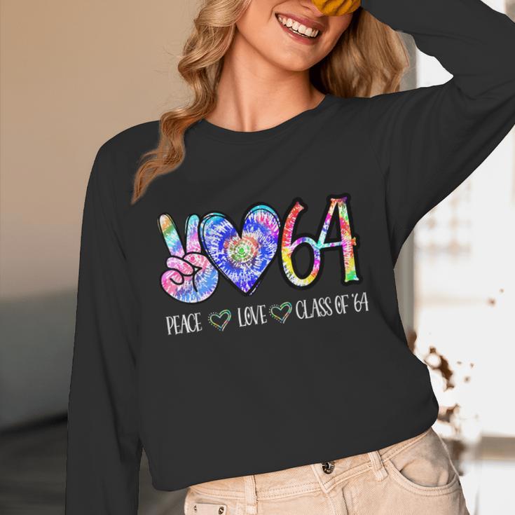 Class Of 1964 Shirt Tie Dye Senior Graduation Class Reunion Unisex Long Sleeve T-Shirt