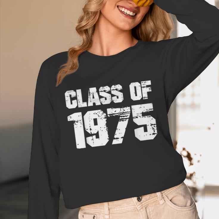 Class Of 1975 Highschool College Graduation Reunion T- Unisex Long Sleeve T-Shirt