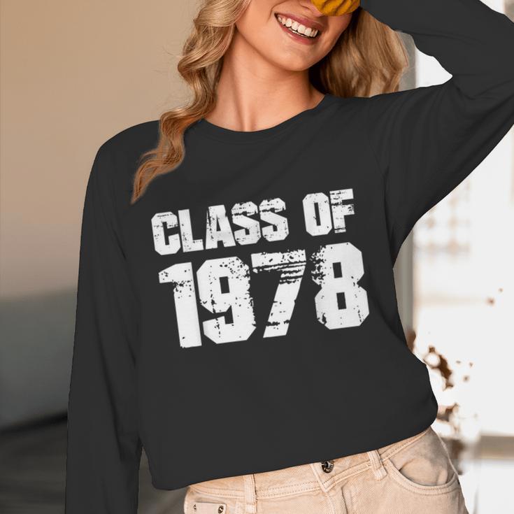 Class Of 1978 High School College Graduation Reunion Unisex Long Sleeve T-Shirt