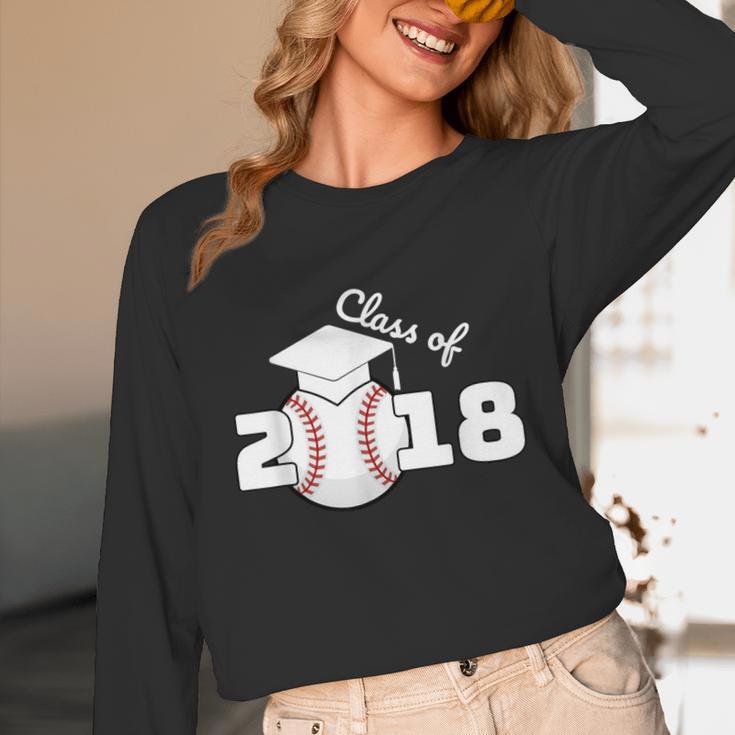 Class Of 2018 Baseball Senior Graduation Shirt Grad Unisex Long Sleeve T-Shirt