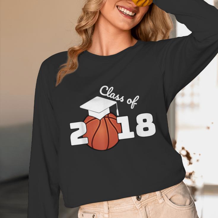 Class Of 2018 Basketball Senior Graduation Shirt Grad Unisex Long Sleeve T-Shirt