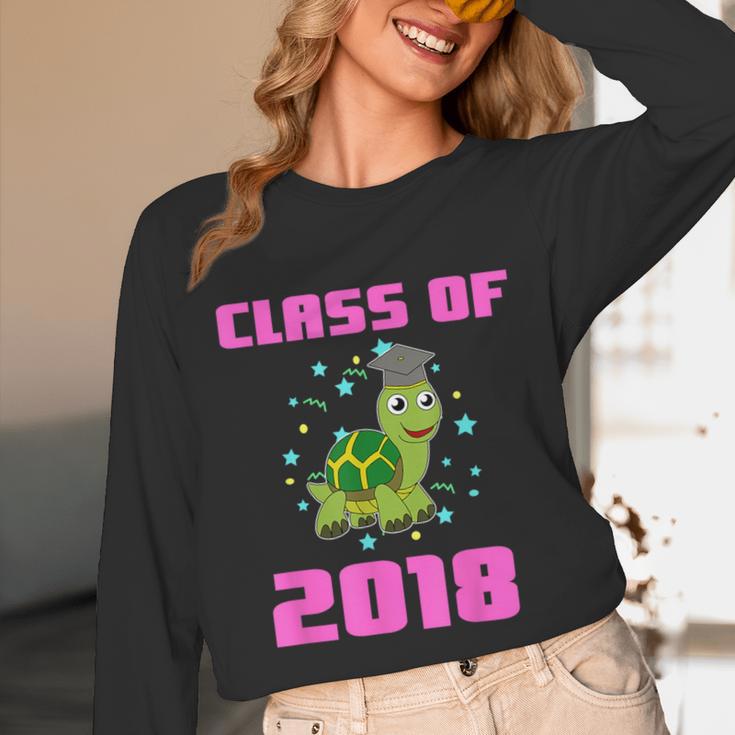 Class Of 2018 Turtle Shirt Graduation Kids Unisex Long Sleeve T-Shirt