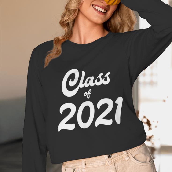 Class Of 2021 Graduation School Spirit Her Senior Class Unisex Long Sleeve T-Shirt