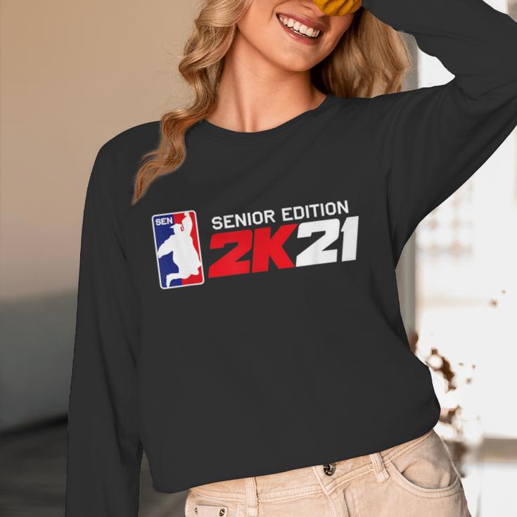 Class Of 2021 Senior Year Gamer Style Graduation For Grad Unisex Long Sleeve T-Shirt