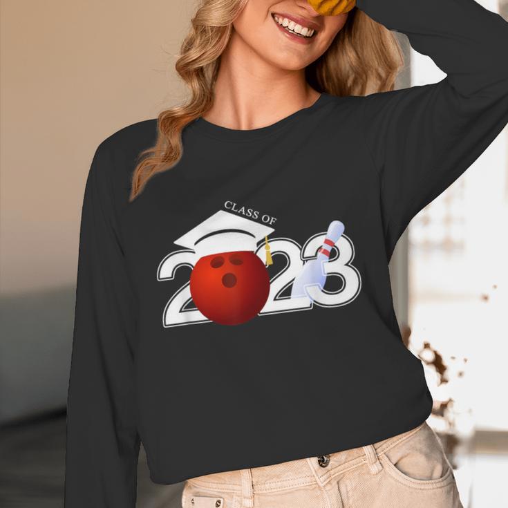 Class Of 2023 Graduation For Him Her Bowling Unisex Long Sleeve T-Shirt