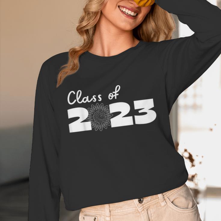Class Of 2023 Seniors 23 Senior Graduation Idea Flower Unisex Long Sleeve T-Shirt