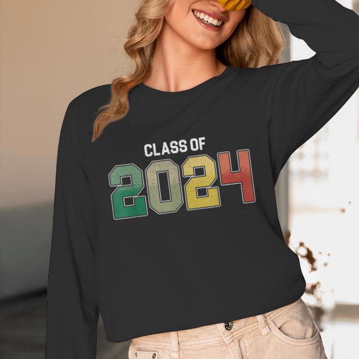 Class Of 2024 College High School Graduation Unisex Long Sleeve T-Shirt