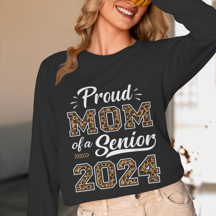 Class Of 2024 Proud Mom Of Senior Class 24 Graduation Unisex Long Sleeve T-Shirt